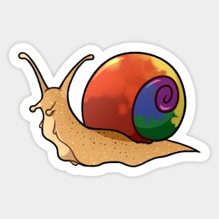 LGBT snail Sticker